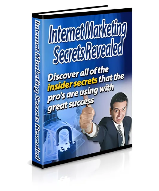 eCover representing Internet Marketing Secrets Revealed eBooks & Reports with Private Label Rights