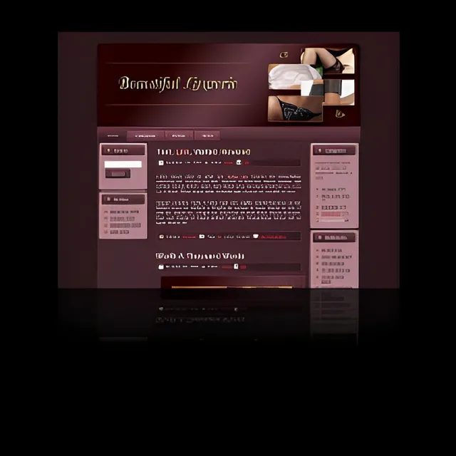 eCover representing Lingerie WP Theme  with Master Resell Rights