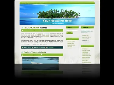 Palm Tree Island WP Theme small