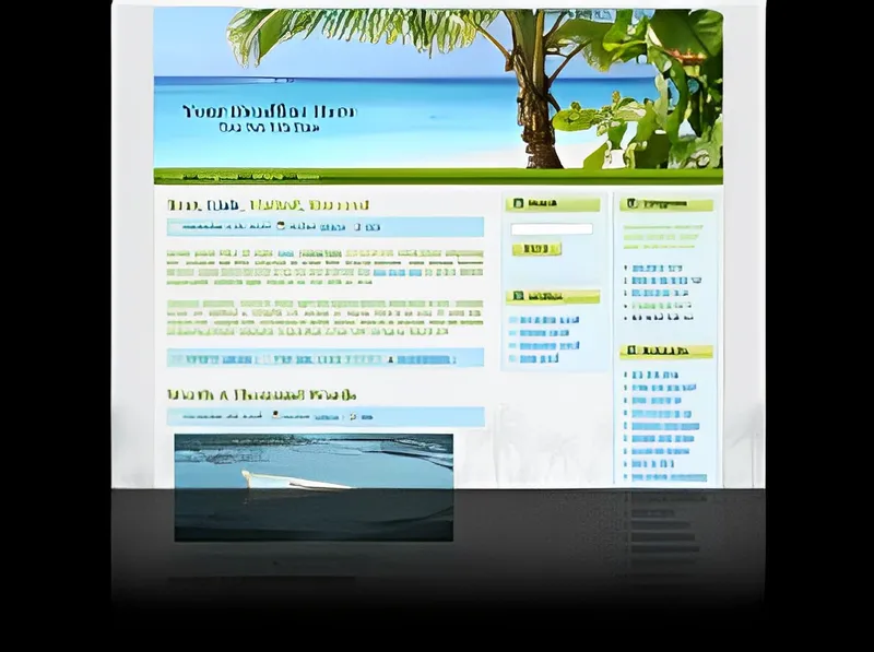 eCover representing Saona Island WP Theme  with Master Resell Rights