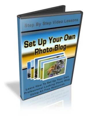 eCover representing Set Up Your Own Photo Blog Videos, Tutorials & Courses with Personal Use Rights