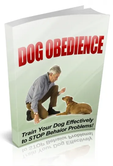 eCover representing Dog Obedience eBooks & Reports with Master Resell Rights