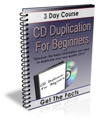 eCover representing CD Duplication For Beginners eBooks & Reports with Private Label Rights