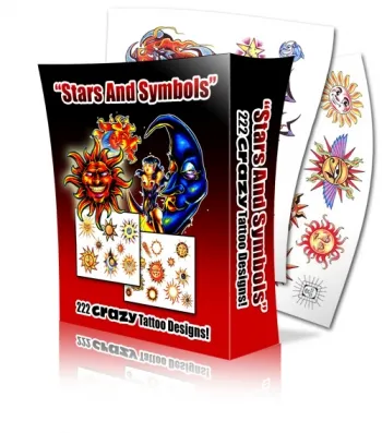 eCover representing Star Tattoos eBooks & Reports with Master Resell Rights