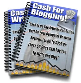 Cash For Blogging and Writing! small