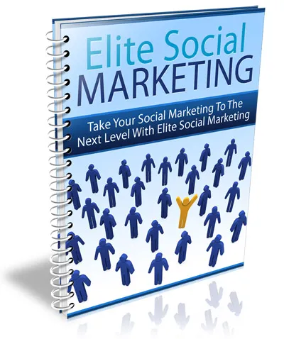 eCover representing Elite Social Marketing eBooks & Reports with Private Label Rights
