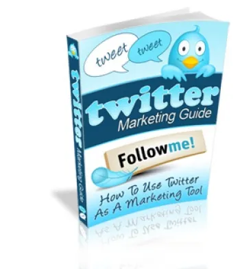 eCover representing Twitter Marketing Guide eBooks & Reports with Personal Use Rights