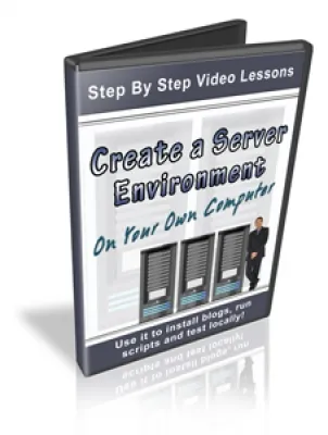 eCover representing Create A Server Environment On Your Own Computer Videos, Tutorials & Courses with Personal Use Rights