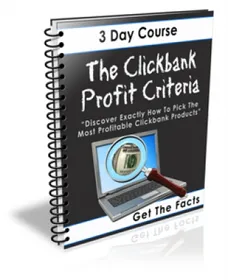 The Clickbank Profit Criteria small