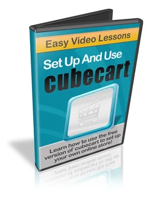 eCover representing Set Up And Use Cubecart Videos, Tutorials & Courses with Personal Use Rights