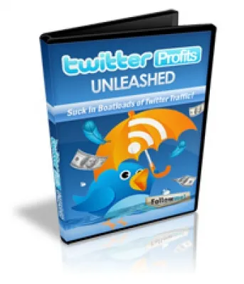 eCover representing Twitter Profits Unleashed eBooks & Reports with Master Resell Rights