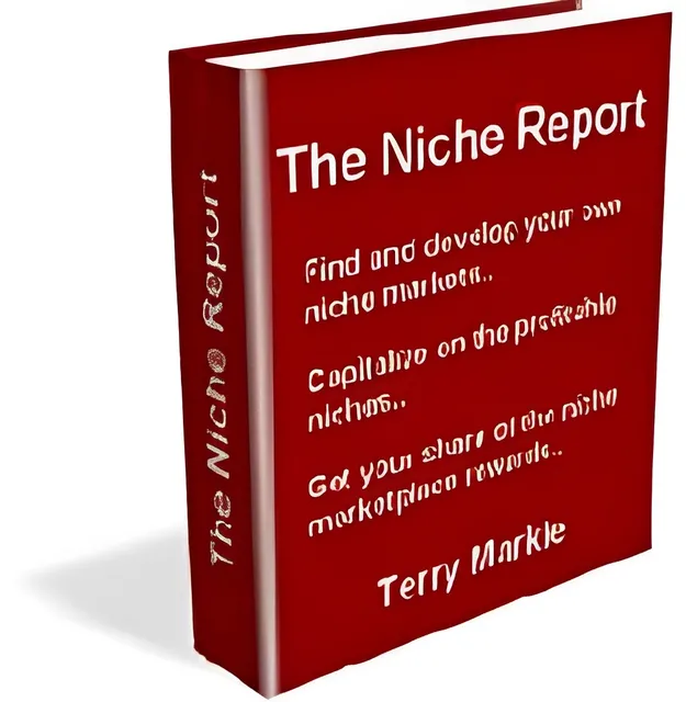 eCover representing The Niche Report eBooks & Reports with Master Resell Rights