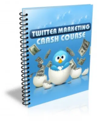 eCover representing Twitter Marketing Crash Course eBooks & Reports with Private Label Rights