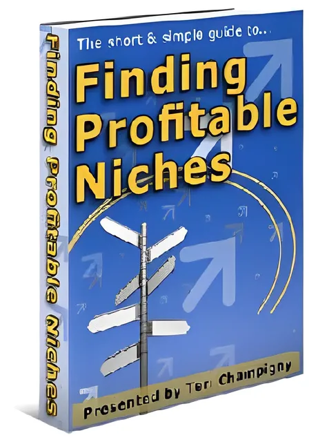 eCover representing Finding Profitable Niches eBooks & Reports with Master Resell Rights