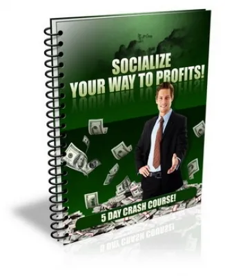 eCover representing Socialize Your Way To Profits! eBooks & Reports with Private Label Rights