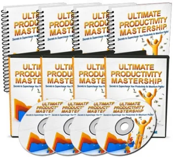 eCover representing Ultimate Productivity Mastership Videos, Tutorials & Courses with Master Resell Rights