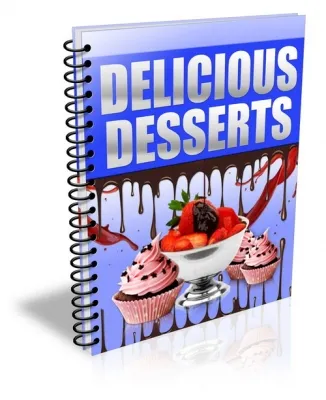 eCover representing Delicious Desserts eBooks & Reports with Private Label Rights