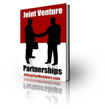 eCover representing Joint Venture Partnerships eBooks & Reports with Private Label Rights