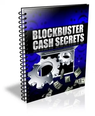 eCover representing Blockbuster Cash Secrets eBooks & Reports with Private Label Rights