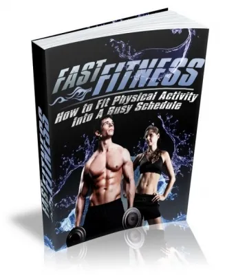 eCover representing Fast Fitness eBooks & Reports with Private Label Rights