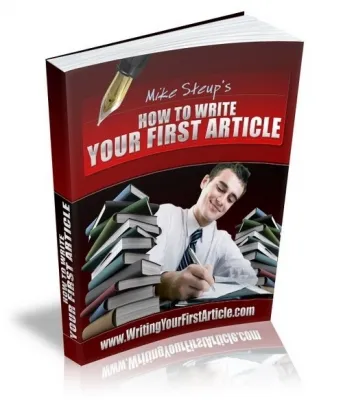 eCover representing How To Write Your First Article eBooks & Reports with Master Resell Rights