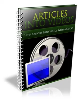 eCover representing Articles Into Videos eBooks & Reports with Private Label Rights