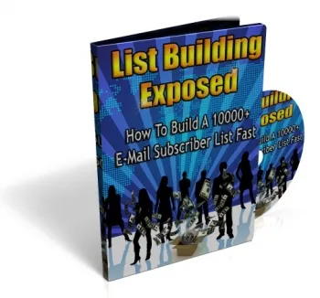 eCover representing List Building Exposed eBooks & Reports with Private Label Rights