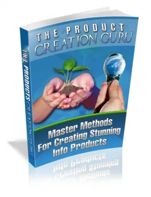 eCover representing The Product Creation Guru eBooks & Reports with Private Label Rights