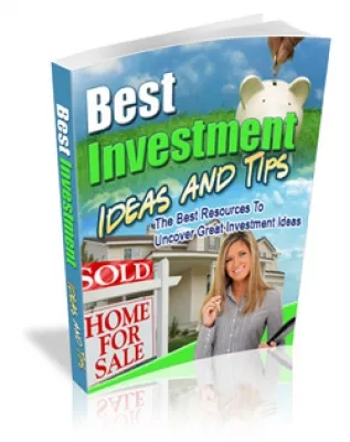 eCover representing Best Investment Ideas And Tips eBooks & Reports with Master Resell Rights