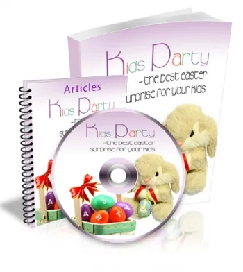 eCover representing Kids Party - The best easter surprise for your kids eBooks & Reports with Master Resell Rights