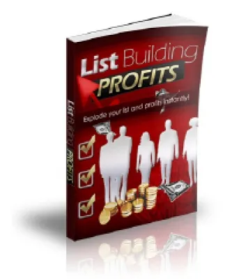 eCover representing List Building Profits eBooks & Reports/Videos, Tutorials & Courses with Master Resell Rights