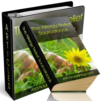 eCover representing The Allergy Relief Sourcebook eBooks & Reports with Private Label Rights