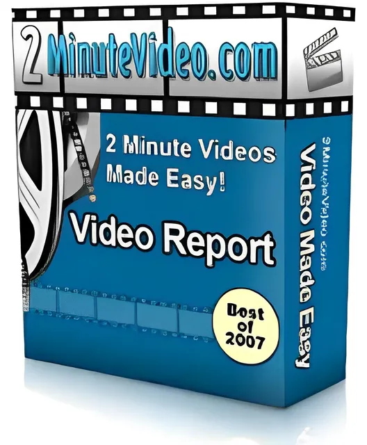 eCover representing 2 Minute Videos Made Easy : Video Report eBooks & Reports with Personal Use Rights