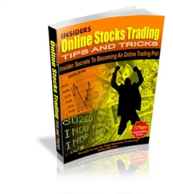 eCover representing Insiders Online Stocks Trading Tips And Tricks eBooks & Reports with Master Resell Rights