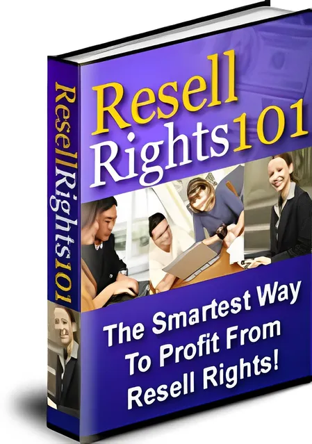 eCover representing Resell Rights 101 eBooks & Reports with Master Resell Rights