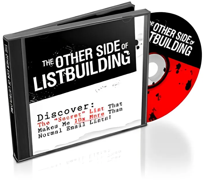 eCover representing The Other Side Of List Building Videos, Tutorials & Courses with Master Resell Rights