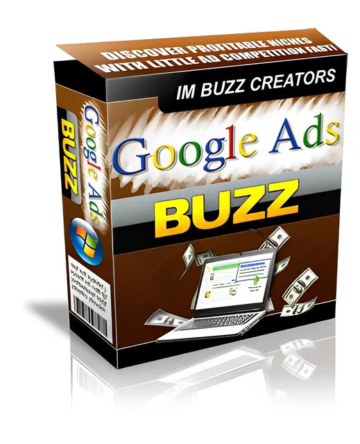 eCover representing Google Ads Buzz Videos, Tutorials & Courses with Master Resell Rights