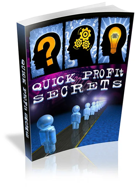 eCover representing Quick Profit Secrets eBooks & Reports with Private Label Rights
