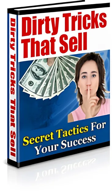 eCover representing Dirty Tricks That Sell eBooks & Reports with Master Resell Rights