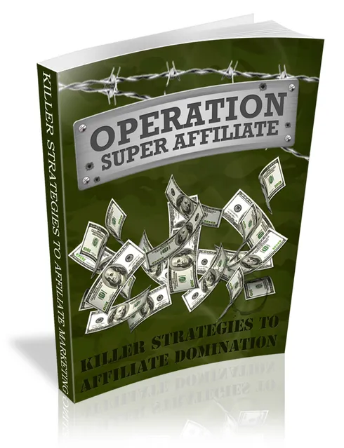 eCover representing Operation Super Affiliate eBooks & Reports with Master Resell Rights
