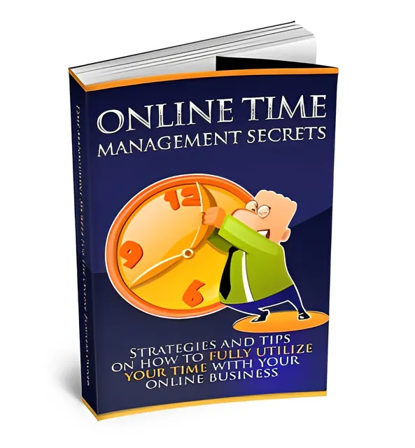 eCover representing Online Time Management eBooks & Reports with Master Resell Rights