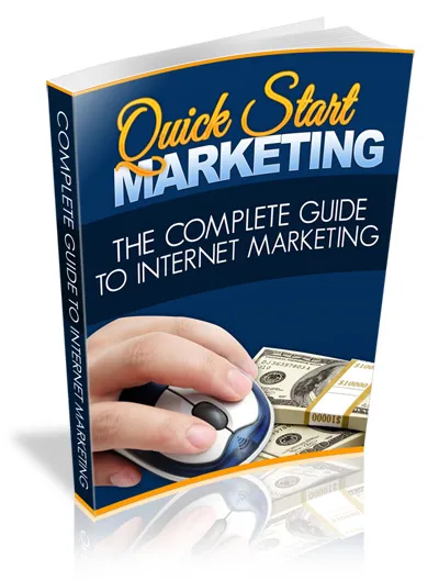 eCover representing Quick Start Marketing eBooks & Reports with Private Label Rights