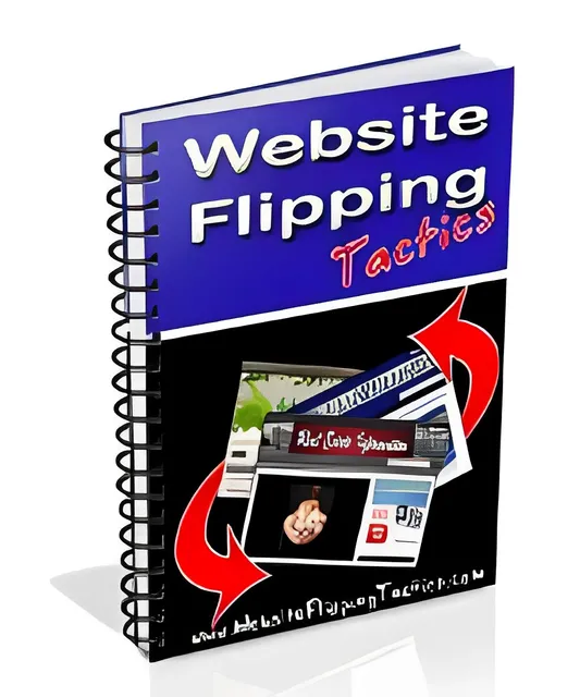 eCover representing Website Flipping Tactics eBooks & Reports with Master Resell Rights