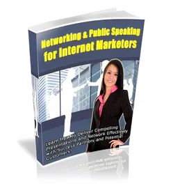 Networking & Public Speaking For Internet Marketers small