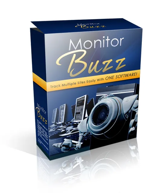 eCover representing Monitor Buzz Videos, Tutorials & Courses with Master Resell Rights