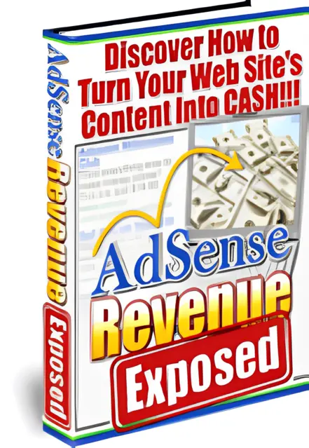 eCover representing Adsense Revenue Exposed eBooks & Reports with Master Resell Rights