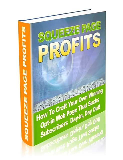 eCover representing Squeeze Page Profits eBooks & Reports with Master Resell Rights