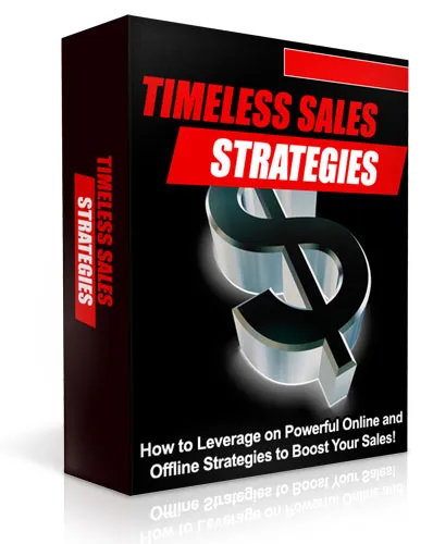 eCover representing Timeless Sales Strategies eBooks & Reports with Private Label Rights