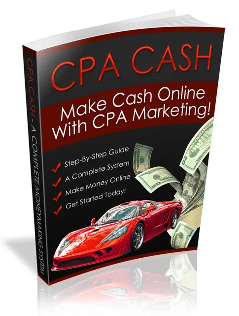 eCover representing CPA Cash eBooks & Reports with Master Resell Rights