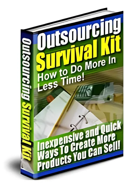 eCover representing Outsourcing Survival Kit eBooks & Reports with Master Resell Rights